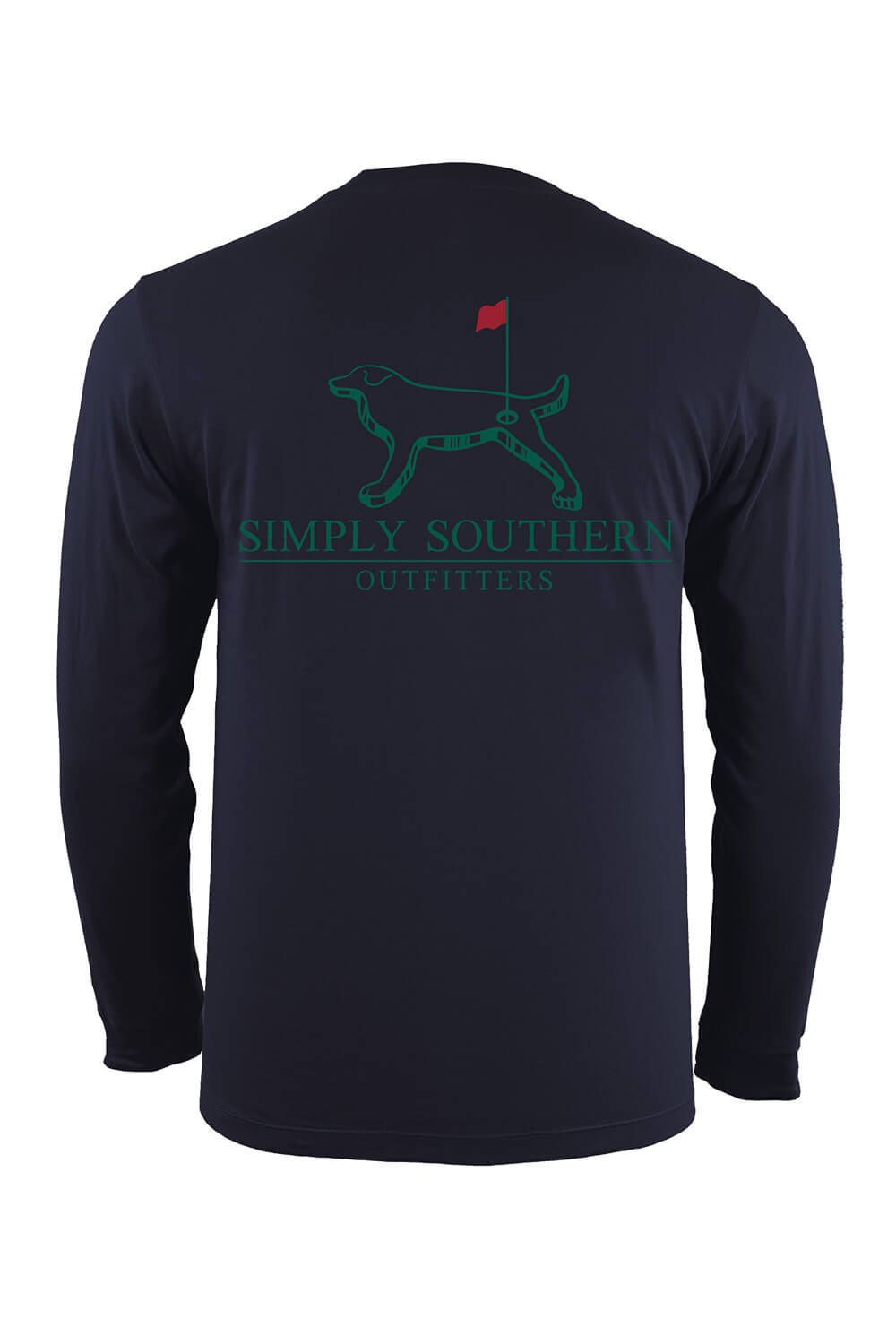 Simply Southern XXL Long Sleeve Golf Dog T-Shirt for Men in Night Sky | ULS-GOLF-NIGHTSKY-XXL sold by Glik’s