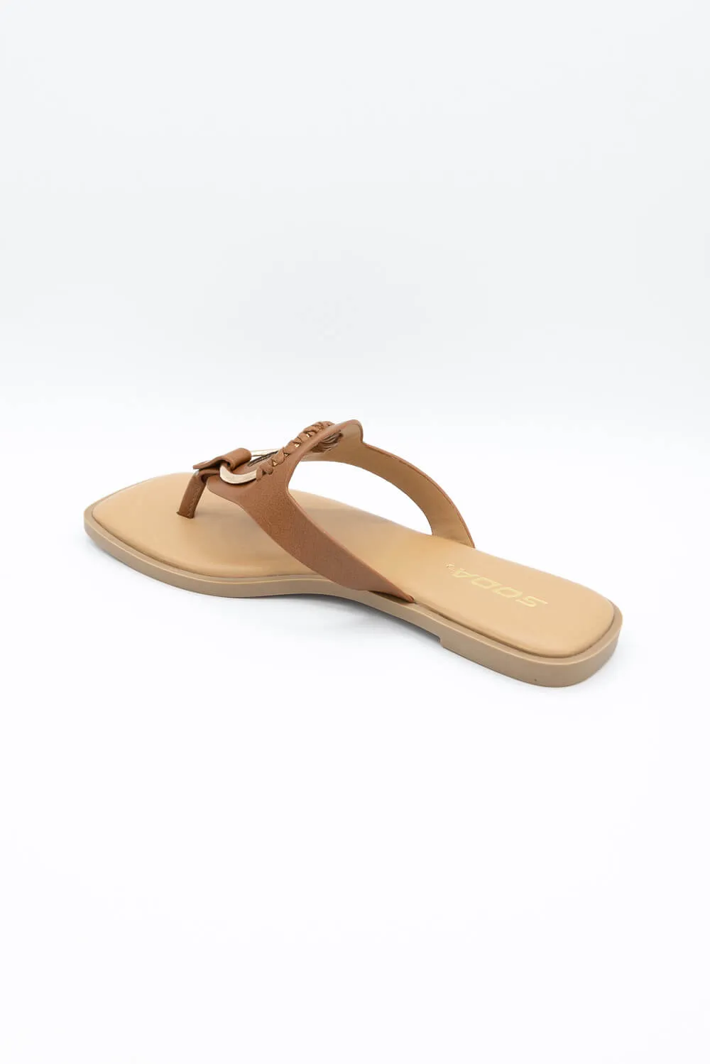 Soda Sedric Sandals for Women in Tan | SEDRIC-S WHITE sold by Glik’s product image thumbnail 3