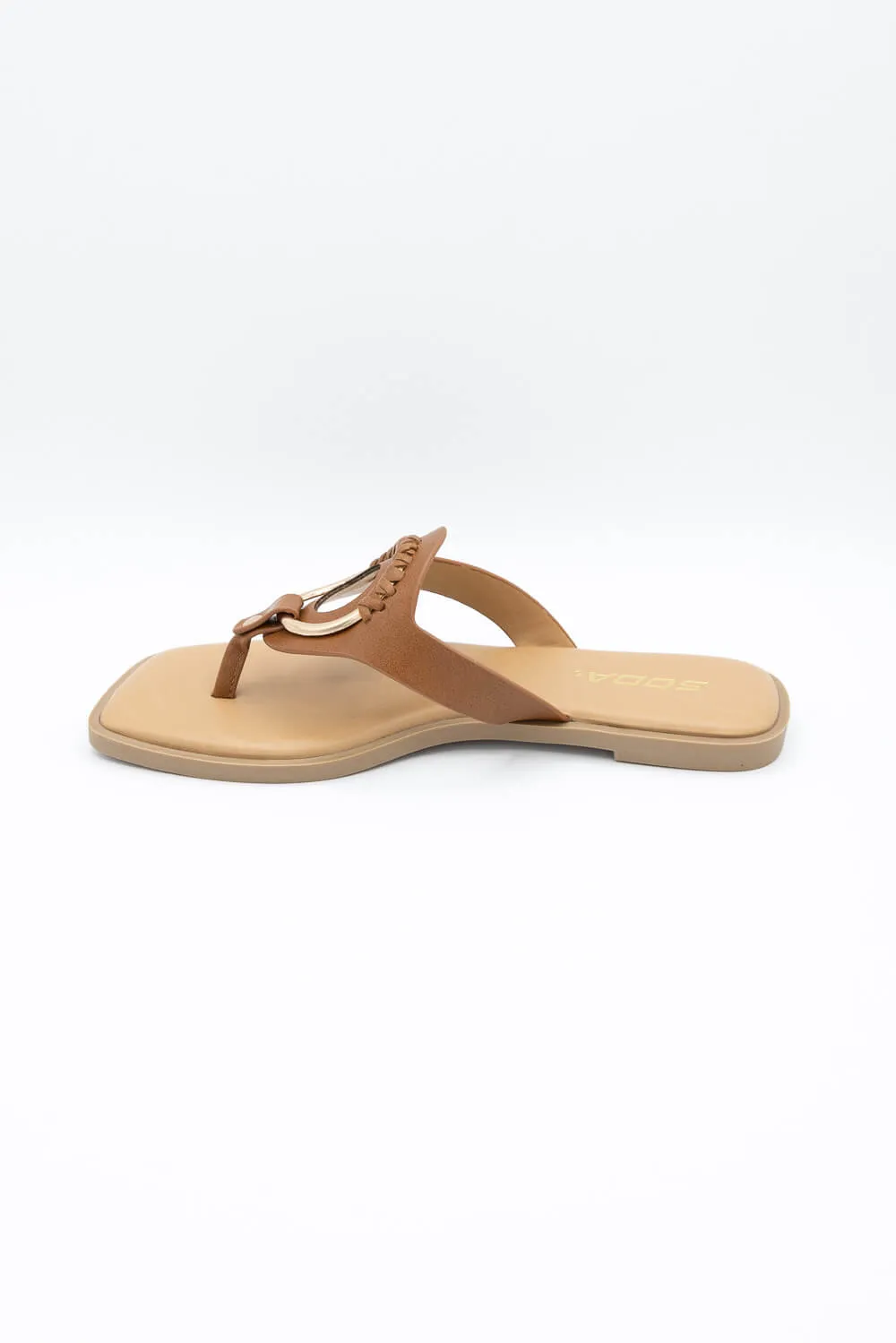 Soda Sedric Sandals for Women in Tan | SEDRIC-S WHITE sold by Glik’s product image thumbnail 4