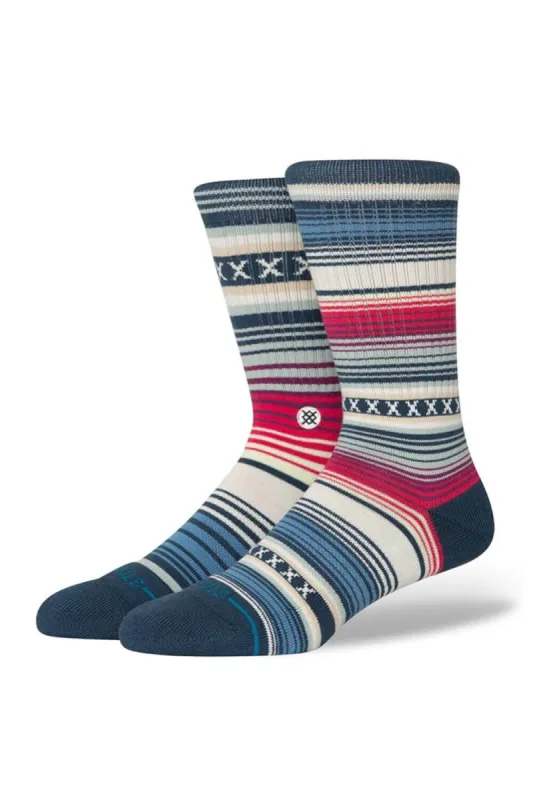 Stance Curren ST Crew Socks for Men in Navy | A556A20CHS-NVY sold by Glik’s