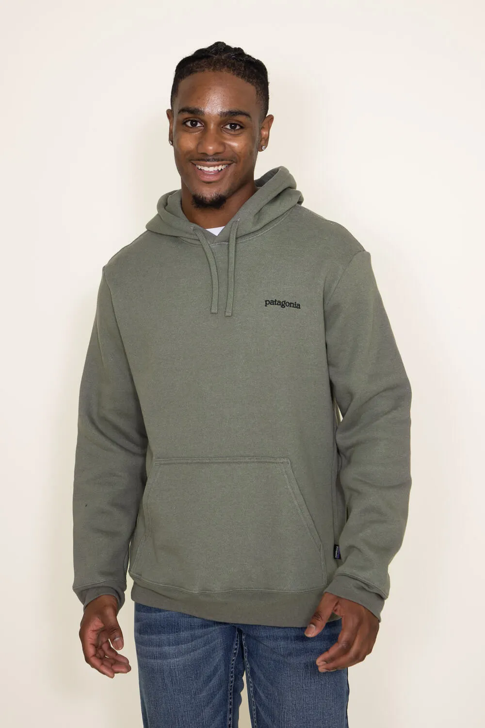 Patagonia Men’s Fitz Roy Horizon Uprisal Hoodie in Green | 39619-STGN sold by Glik’s product image thumbnail 2