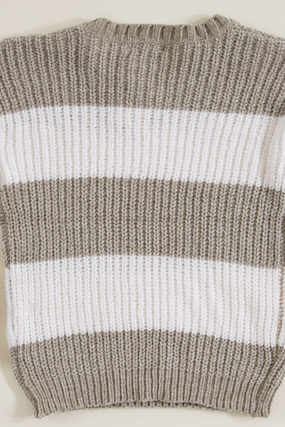 Youth Rugby Striped Sweater for Girls in Stone Ivory | 99450JK-STN/IRY sold by Glik’s product image thumbnail 4