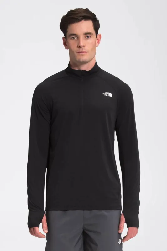 The North Face Wander ¼-Zip Pullover for Men in Black  | NF0A5371-JK3 BLACK sold by Glik’s