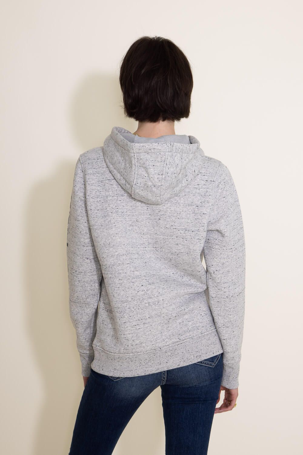 Carhartt Logo Sleeve Hoodie for Women in Grey | 102791-E07 sold by Glik’s product image thumbnail 2
