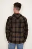 Flag & Anthem Sherpa Lined Plaid Shacket for Men in Brown | FA23OW268V-BROWNCOMBO sold by Glik’s
