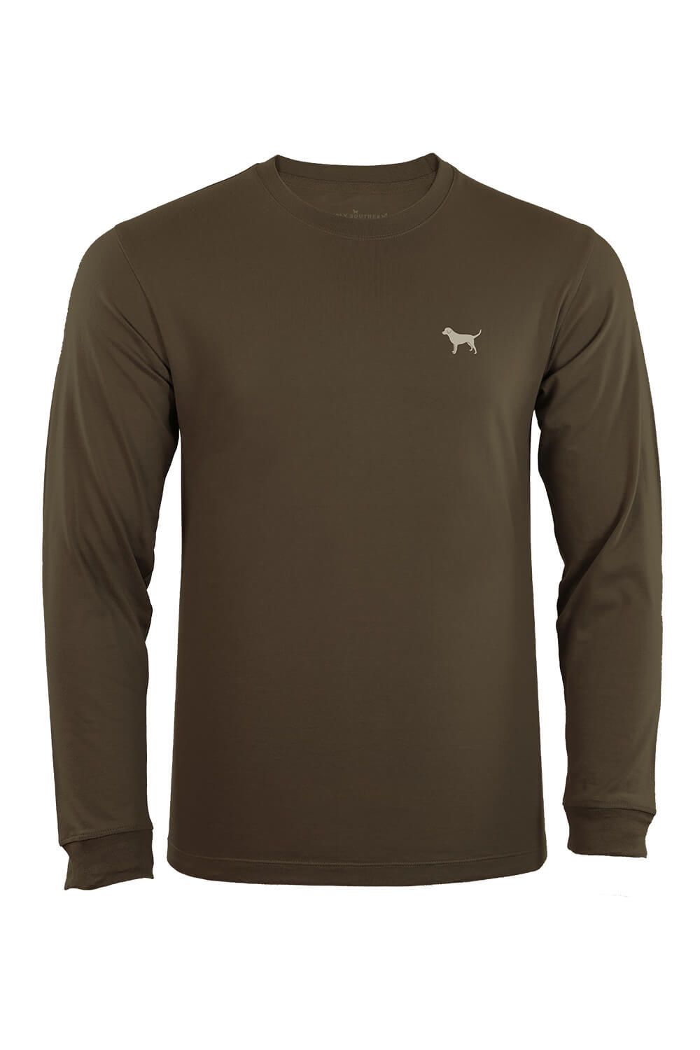 Simply Southern Long Sleeve Camo Dog T-Shirt for Men in Umber | ULS-CAMO-UMBER sold by Glik’s product image thumbnail 2