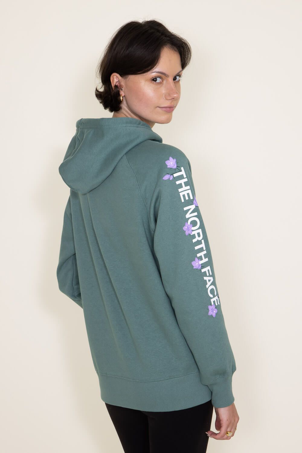 The North Face Brand Proud Hoodie for Women in Sage | NF0A81TO-LO2 sold by Glik’s product image thumbnail 2