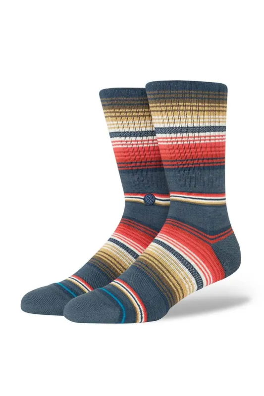 Stance Southbound Crew Socks for Men in Navy | A556D22SOU-NVY sold by Glik’s