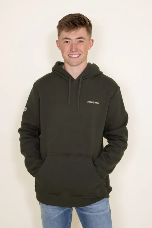 Patagonia Men’s Fitz Roy Icon Uprisal Hoodie in Green | 39666-BSNG sold by Glik’s