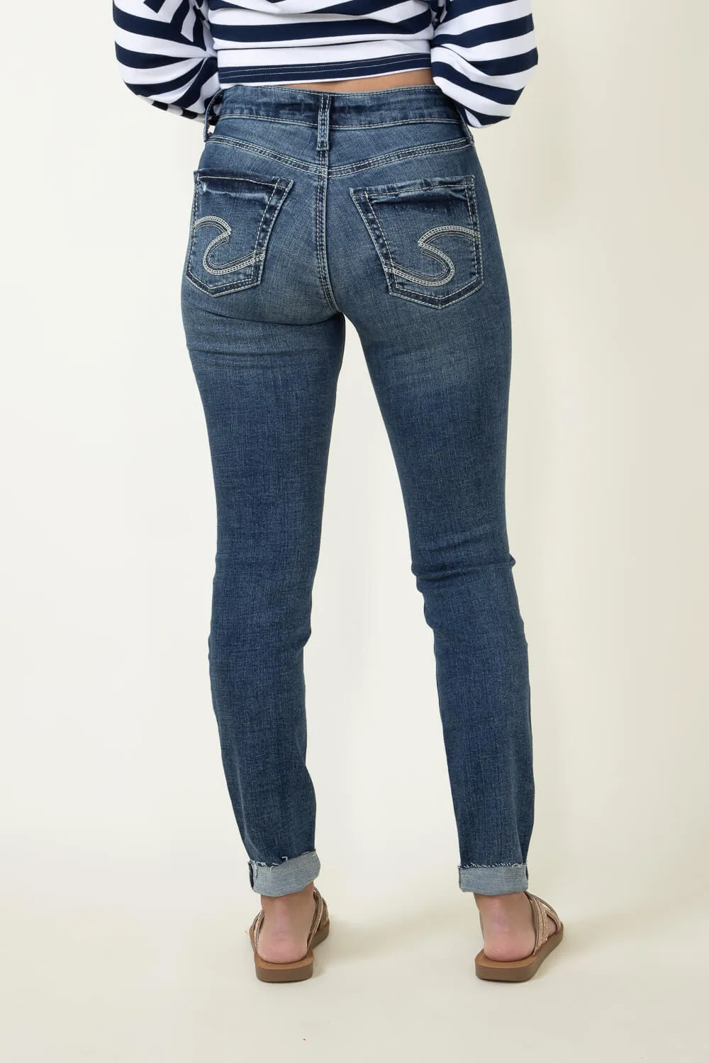 Silver Jeans Suki Skinny Distressed Jeans for Women | L93136EAE398 sold by Glik’s product image thumbnail 2