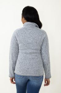 Patagonia Women’s Better Sweater Quarter Zip in Birch White | 25618-BCW sold by Glik’s