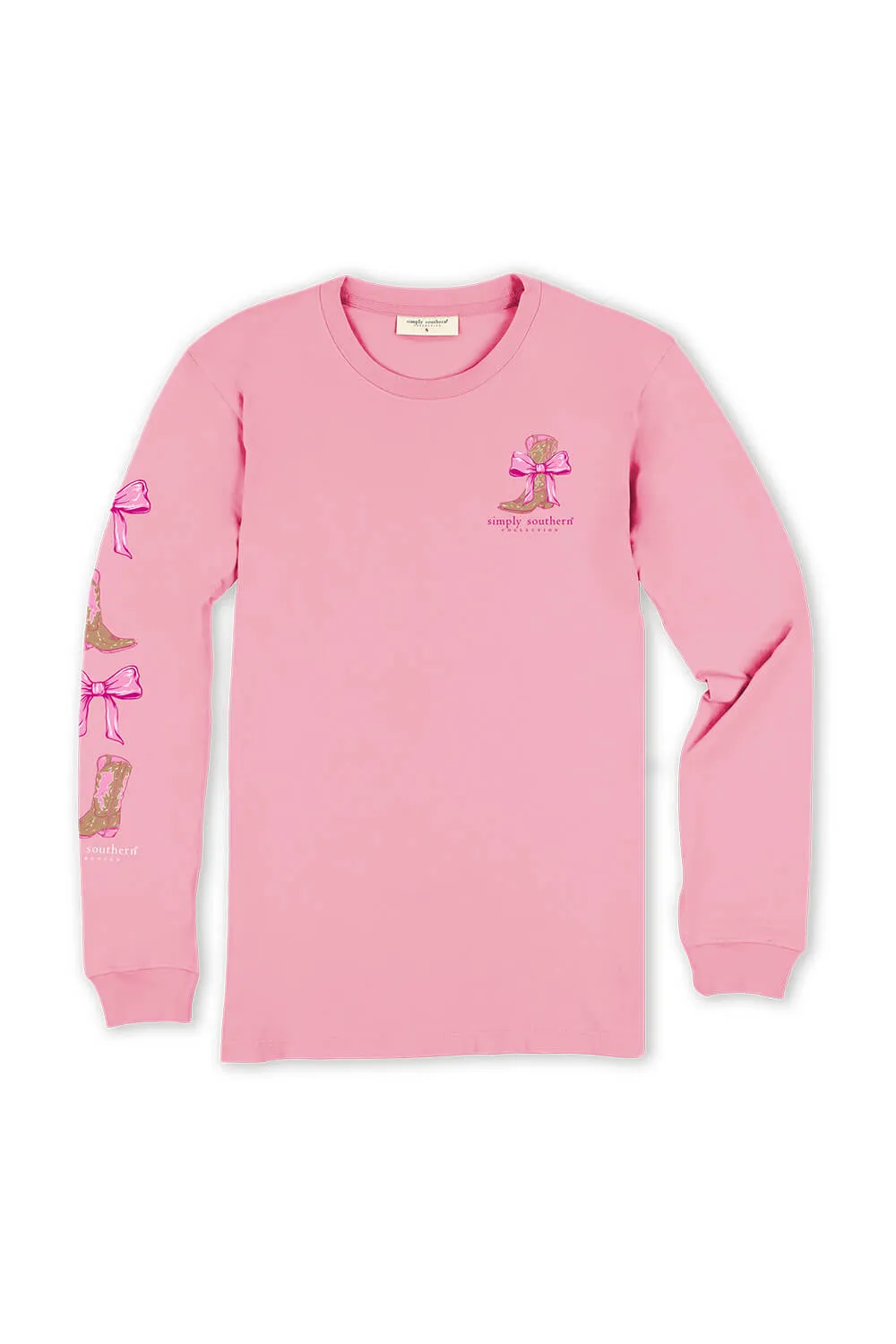 Simply Southern Plus Size Long Sleeve Half Cowgirl Half Girly | EXT-LS-GIRLY-CANDY sold by Glik’s product image thumbnail 2