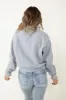Quarter Zip Fleece Pullover for Women in Heather Grey | DZ24C311-HEATHERGREY sold by Glik’s