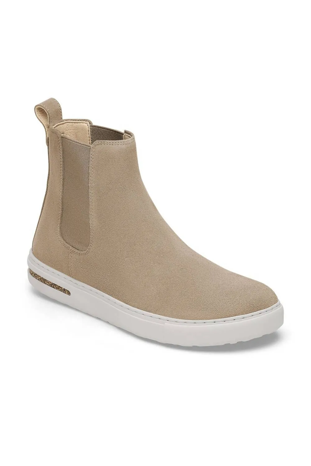 Birkenstock Bend Chelsea Suede Leather Booties for Women in Taupe | 1028483 sold by Glik’s