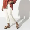 Birkenstock Arizona Shearling Suede Leather Sandals for Women in Mink | 1001128 sold by Glik’s