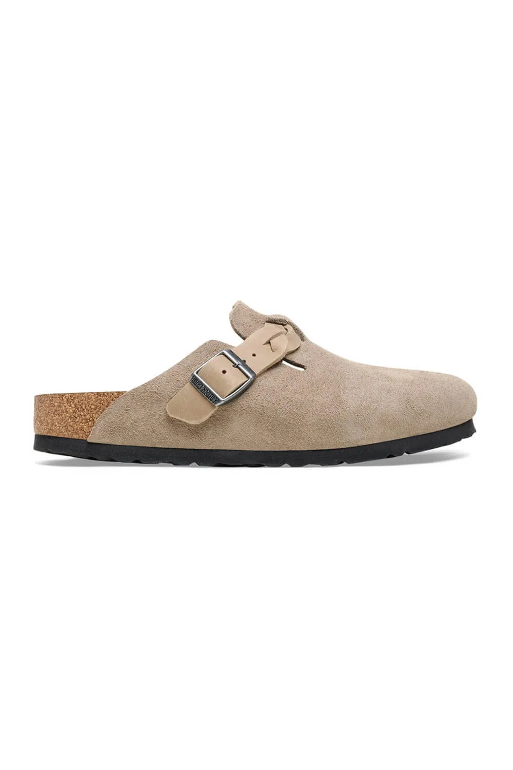 Birkenstock Boston Braided Suede Leather Clogs for Women in Taupe | 1026694 sold by Glik’s product image thumbnail 3
