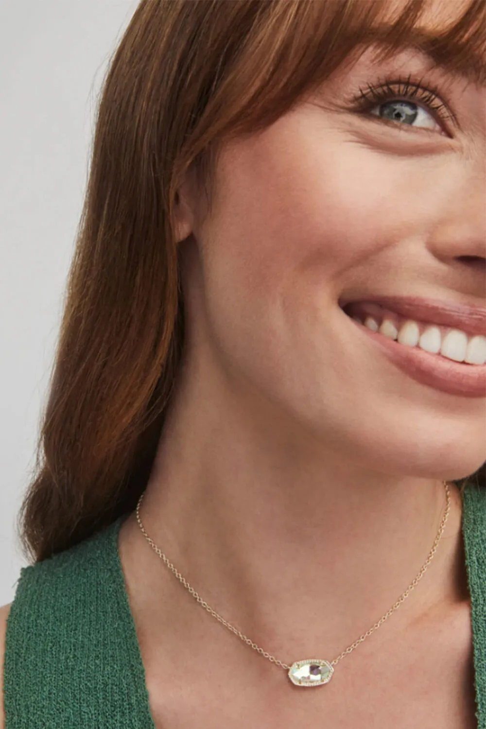 Kendra Scott Elisa Gold Pendant Necklace in Dichroic Glass | 4217716753 sold by Glik’s product image thumbnail 3