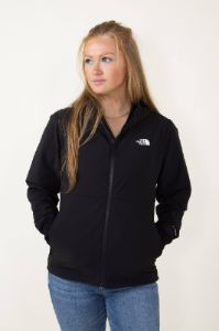 The North Face Shelbe Raschel Hoodie Jacket for Women in Black | NF0A84JJ-JK3 sold by Glik’s