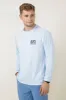 Huk Fishing Pursuit Trophy Flag Long-Sleeve T-Shirt for Men in Blue | H1200602-476-ICEWATER sold by Glik’s