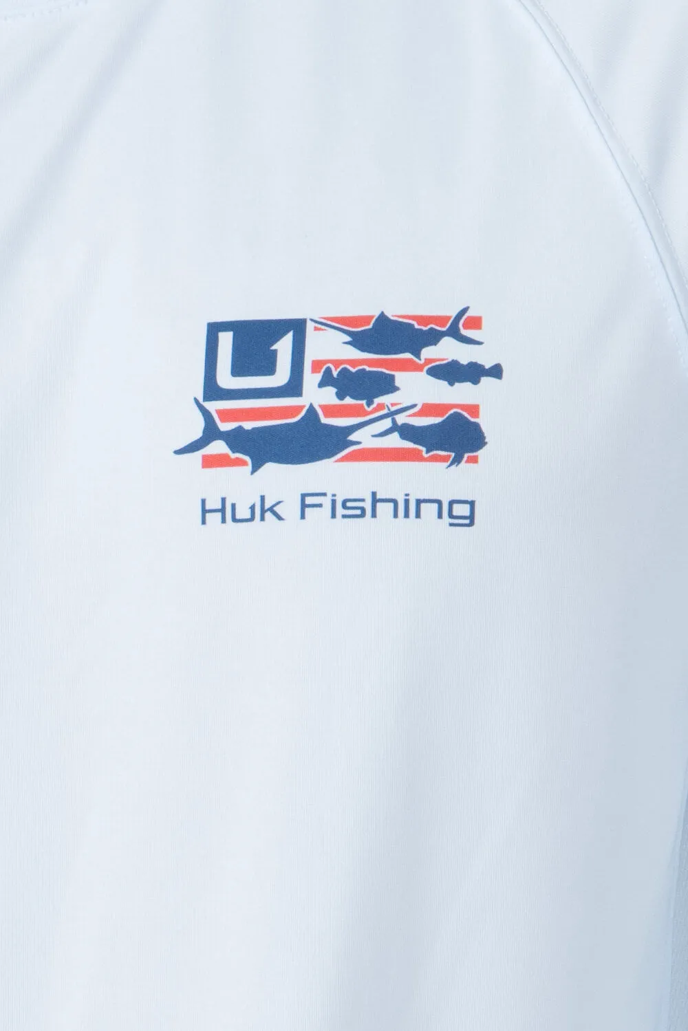 Huk Fishing Pursuit Trophy Flag Long-Sleeve T-Shirt for Men in Blue | H1200602-476-ICEWATER sold by Glik’s product image thumbnail 3