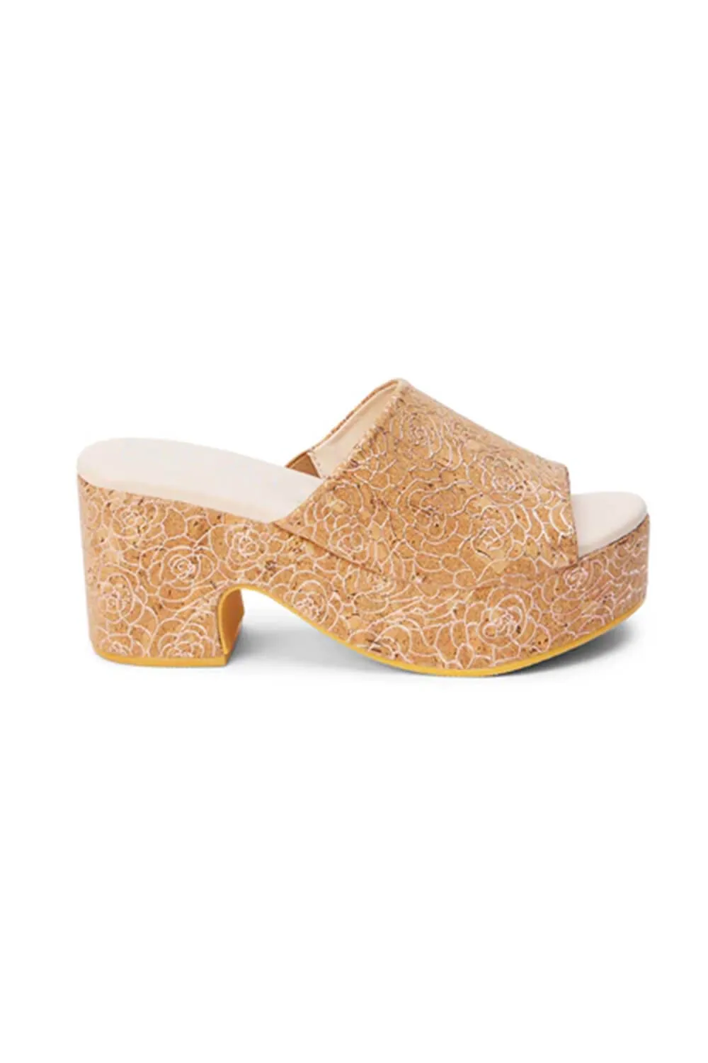 Beach by Matisse Terry Cork Platform Heels for Women in Rose Cork | TERRY-ROSE CORK sold by Glik’s product image thumbnail 2