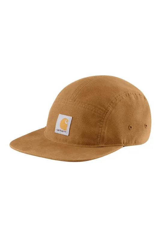 Carhartt Legacy Canvas Five Panel Hat for Men in Brown | 106136-BRN sold by Glik’s