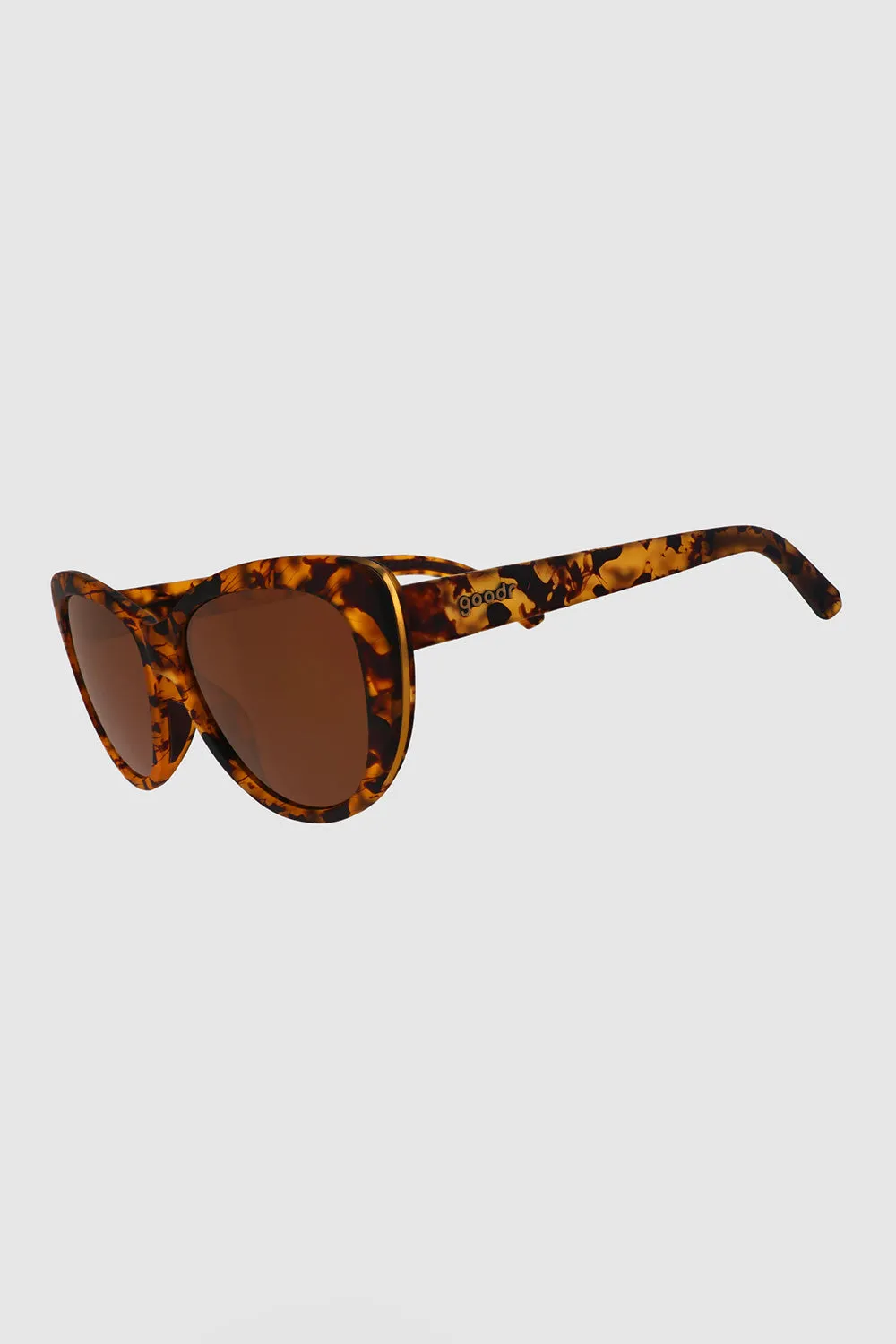 goodr The Catwalks Meow Sunglasses in Brown Tortoiseshell | G00280-GG-BR1-NR sold by Glik’s product image thumbnail 3