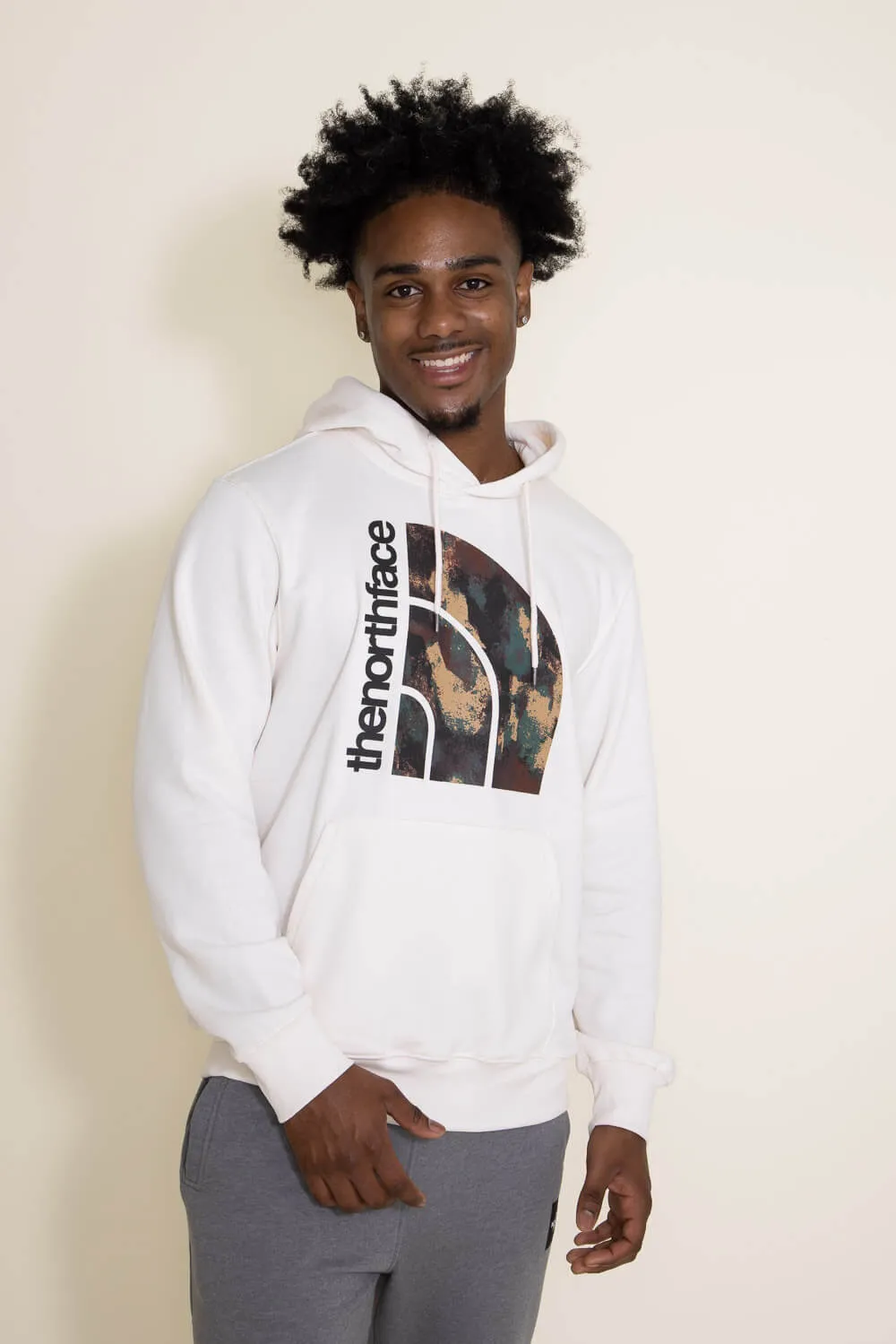 The North Face Jumbo Half Dome Pullover Hoodie for Men in White | NF0A811M-OUB sold by Glik’s product image thumbnail 3
