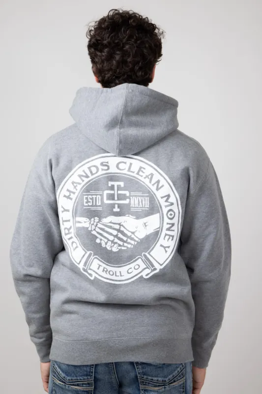 Troll Co. Haggler Hoodie for Men in Gun Metal Grey | TC1637-GUNMETAL sold by Glik’s