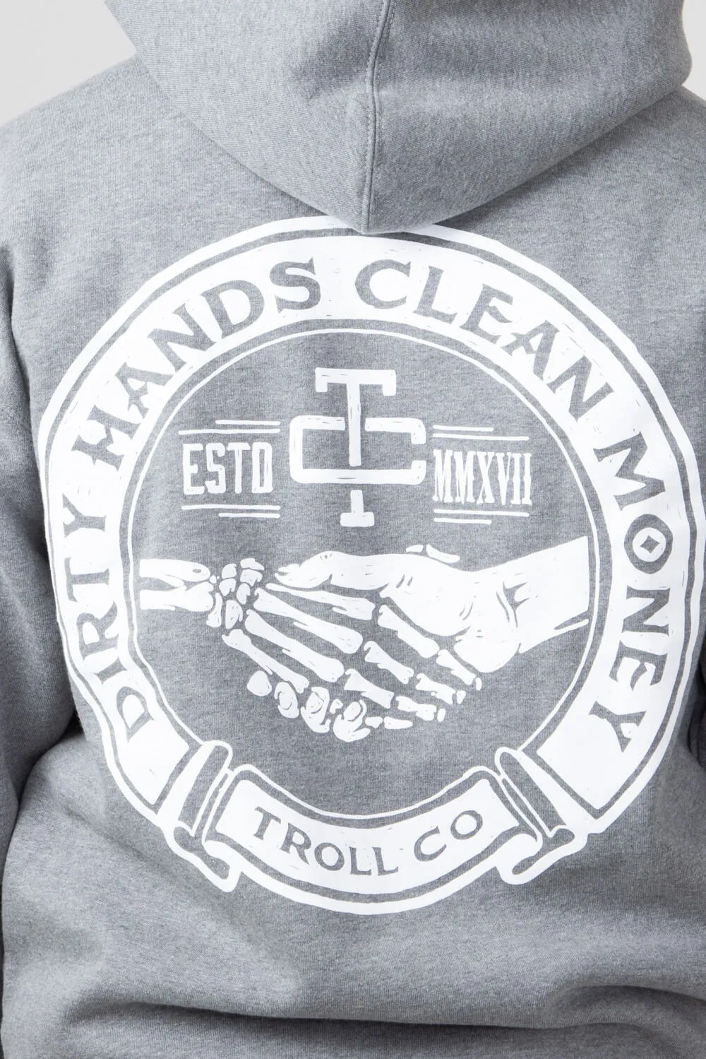 Troll Co. Haggler Hoodie for Men in Gun Metal Grey | TC1637-GUNMETAL sold by Glik’s product image thumbnail 4