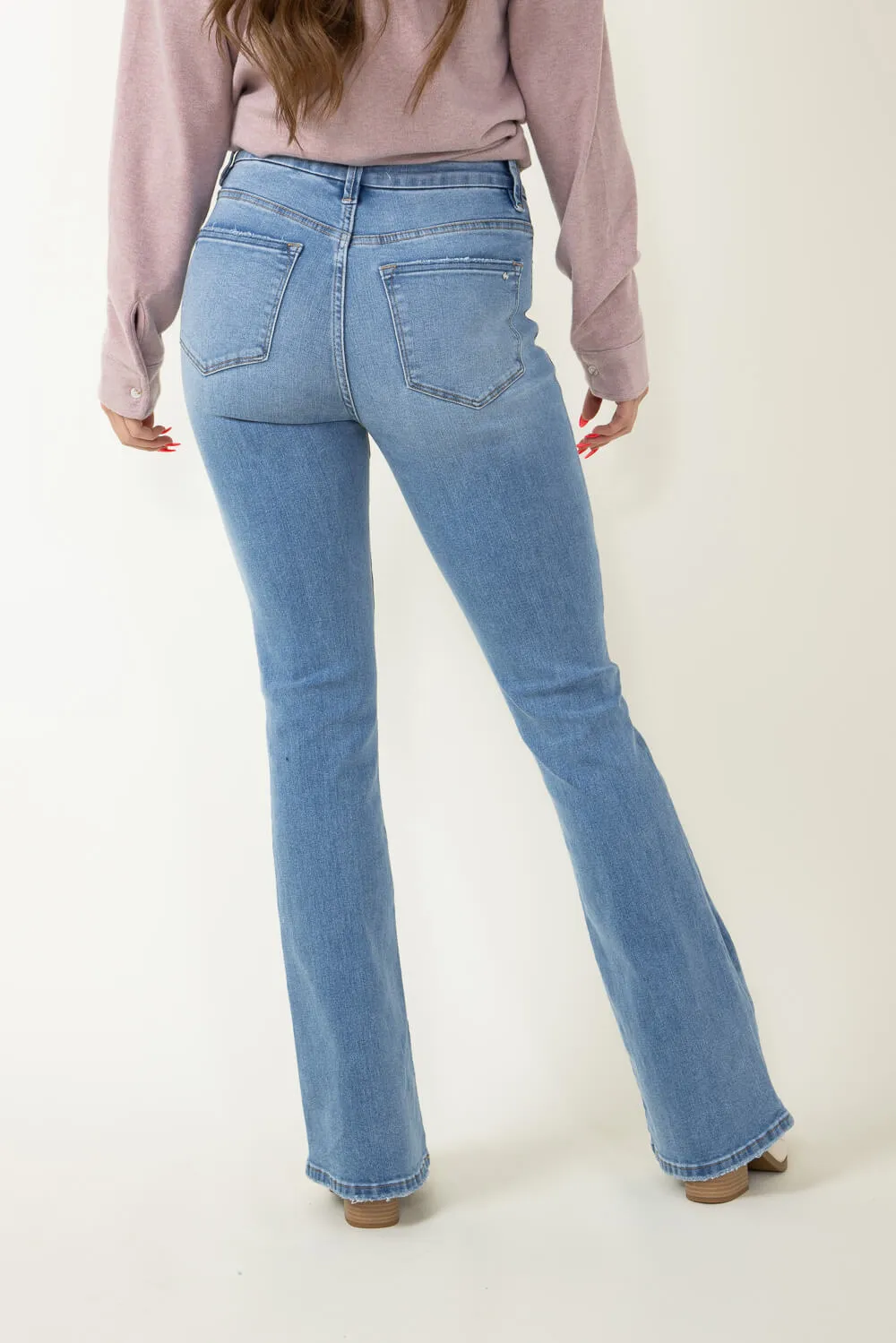 Mica High Rise Boot Cut Jeans for Women | MDP-B167M sold by Glik’s product image thumbnail 4