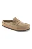 Birkenstock Naples Suede Leather Clogs for Men in Mink | 1025003 sold by Glik’s