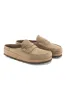 Birkenstock Naples Suede Leather Clogs for Men in Mink | 1025003 sold by Glik’s