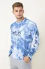 Huk Fishing Pursuit Mossy Oak Long-Sleeve T-Shirt for Men in Blue | H1200610-945-MOSSYOAKSTORMWATER sold by Glik’s