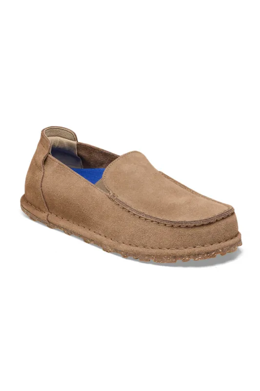 Birkenstock Utti Suede Leather Loafers for Men in Taupe | 1025158 sold by Glik’s