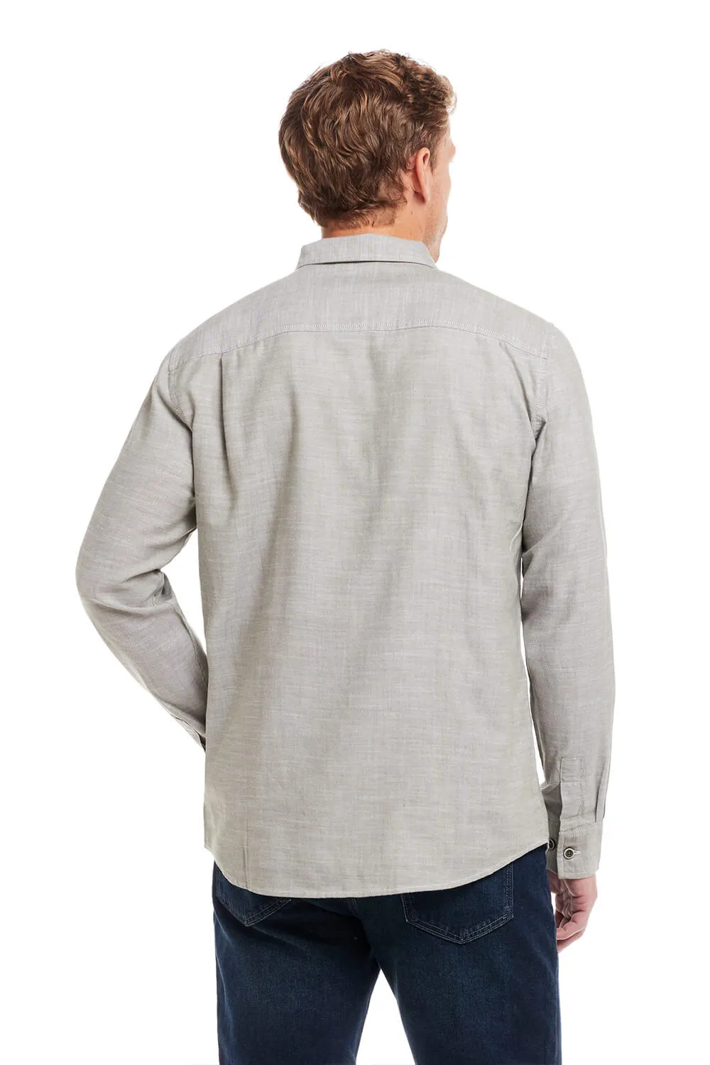 Weatherproof Vintage Winter Oxford Button Down Shirt for Men in Winter Moss | F2485808GK-WINTER MOSS sold by Glik’s product image thumbnail 4