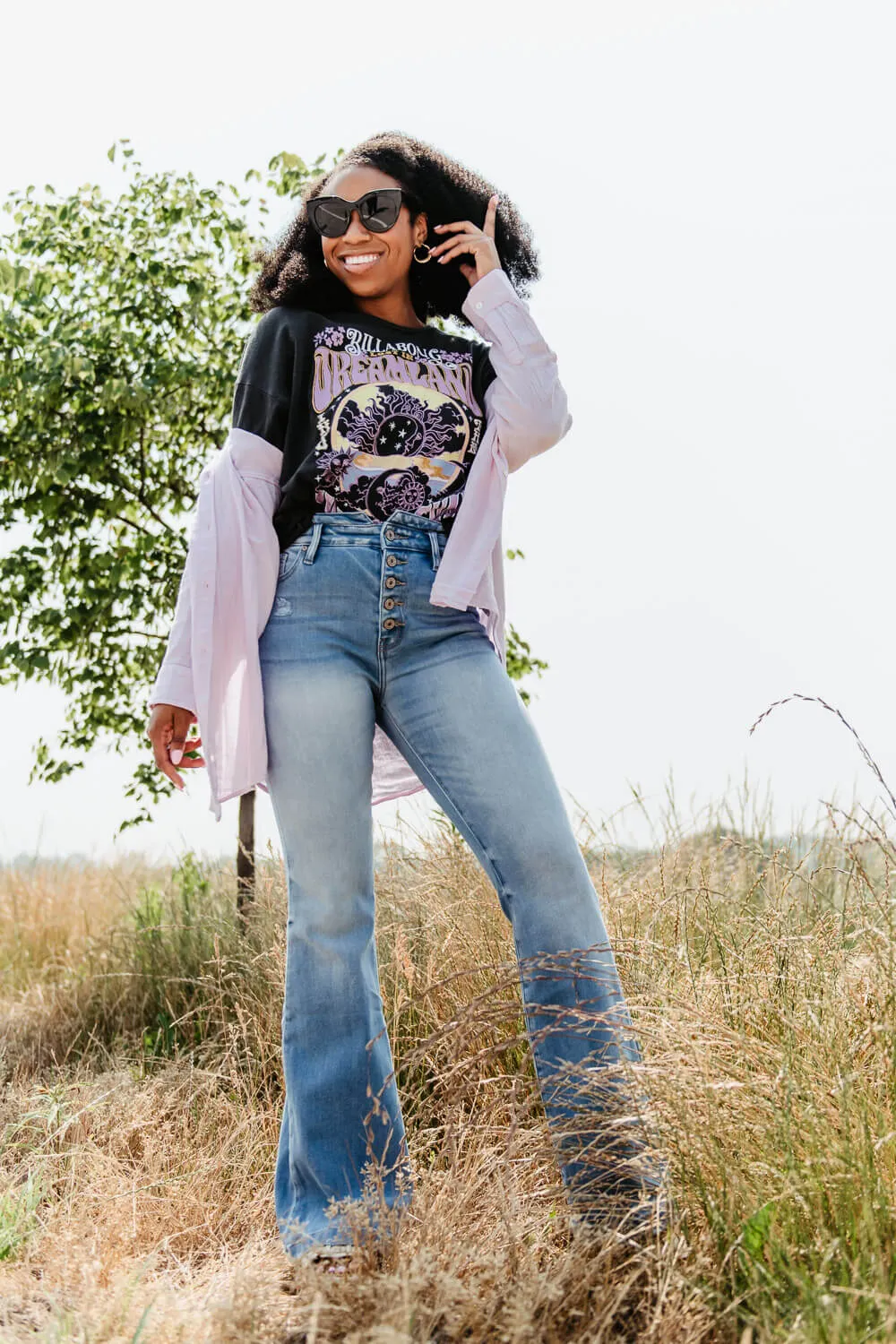 KanCan Mason Ultra High Rise Curvy Flare Jeans for Women | KC8602L-CV sold by Glik’s product image thumbnail 2