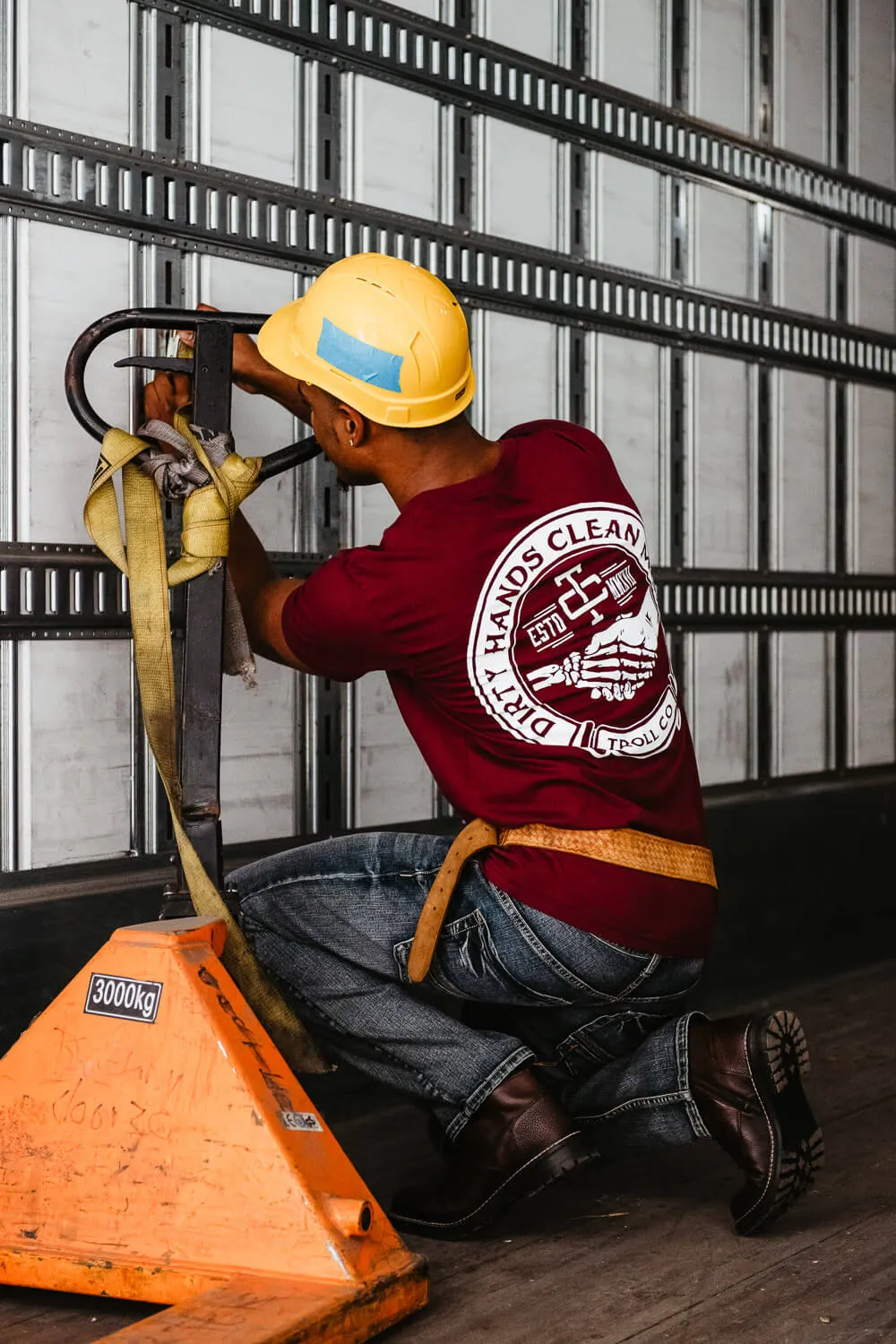 Troll Co Haggler T-Shirt for Men in Maroon | TC0329-MAROON sold by Glik’s product image thumbnail 2