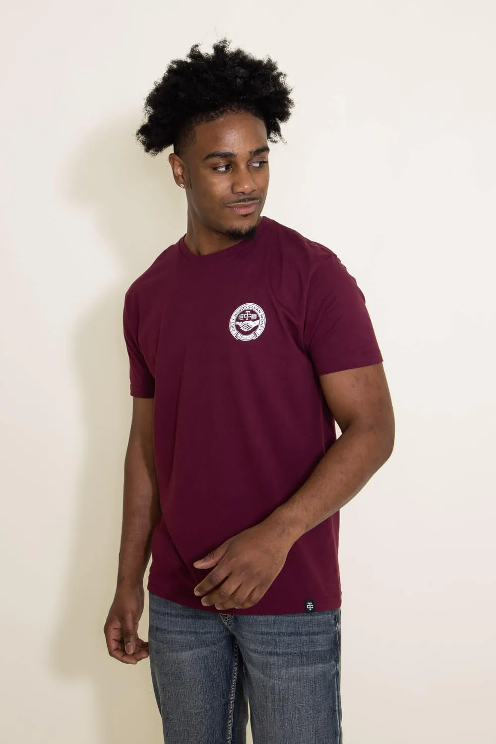 Troll Co Haggler T-Shirt for Men in Maroon | TC0329-MAROON sold by Glik’s product image thumbnail 4