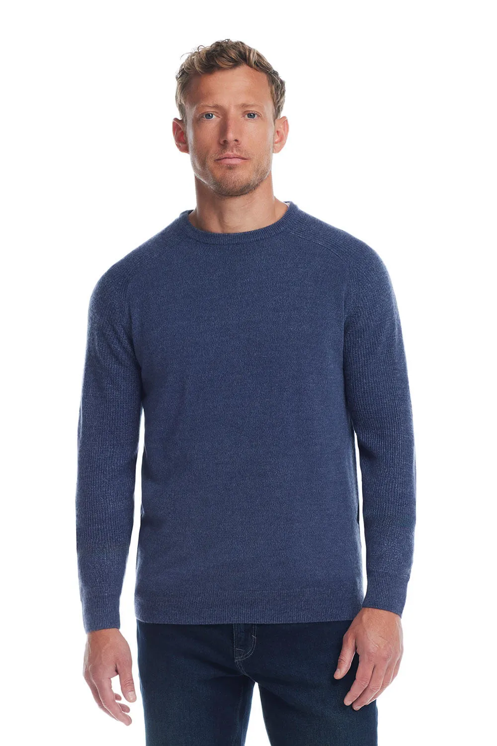 Weatherproof Vintage Raglan Sweater for Men in Denim Marl | F2440118GK-DENIMMARL sold by Glik’s