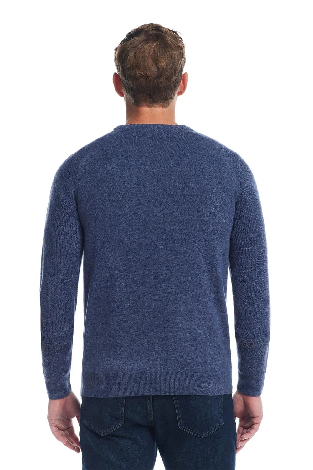Weatherproof Vintage Raglan Sweater for Men in Denim Marl | F2440118GK-DENIMMARL sold by Glik’s product image thumbnail 2