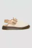 Dr. Martens Jorge II Suede/Leather Slingback Mules for Women in Beige | 30762297 sold by Glik’s