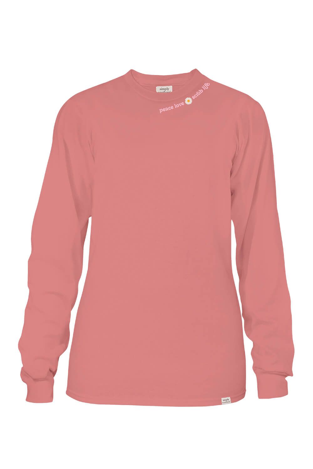 Simply Southern Plus Size Long Sleeve Save Lives T-Shirt for Women in Rouge | EXT-LS-SAVE-ROUGE sold by Glik’s product image thumbnail 2