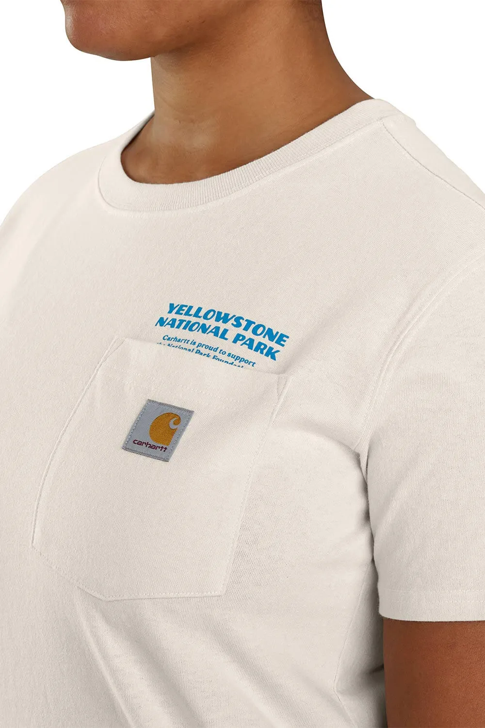 Carhartt Loose Fit Heavyweight Yellowstone National Park T-Shirt for Women in Malt | 106586-W03 sold by Glik’s product image thumbnail 5