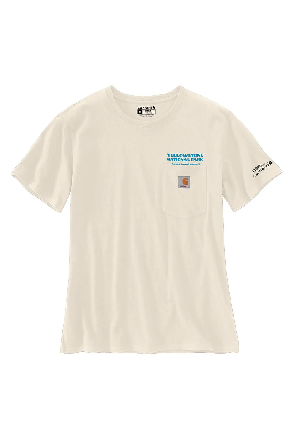 Carhartt Loose Fit Heavyweight Yellowstone National Park T-Shirt for Women in Malt | 106586-W03 sold by Glik’s product image thumbnail 4