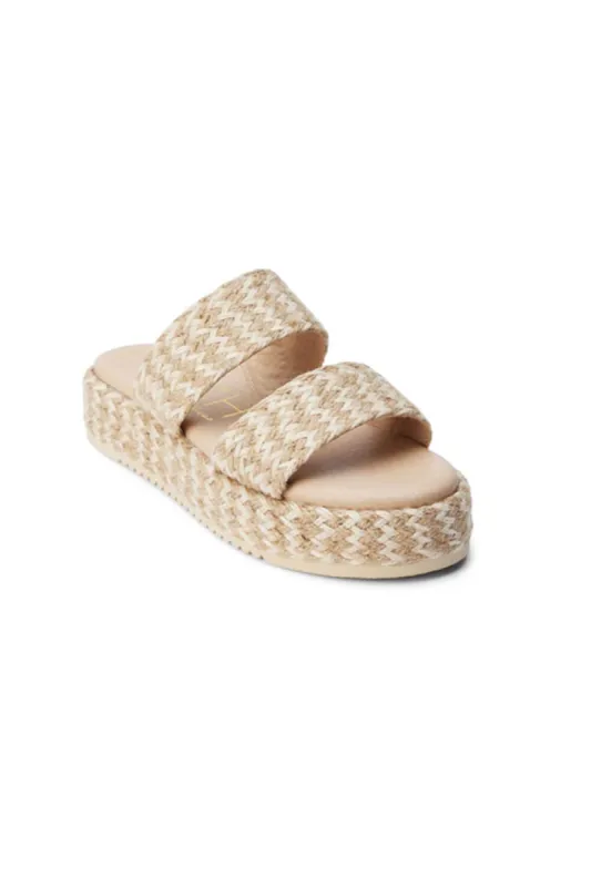 Beach by Matisse Borderline Jute Platform Sandals for Women in Natural | B-BORDERLINE-NAT MULTI sold by Glik’s