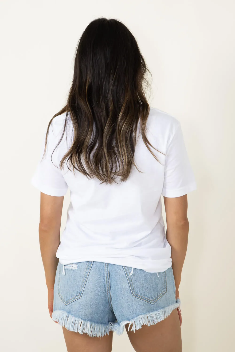 Americana Bow Graphic T-Shirt for Women in White | 11931X-TS-WHITE sold by Glik’s product image thumbnail 2