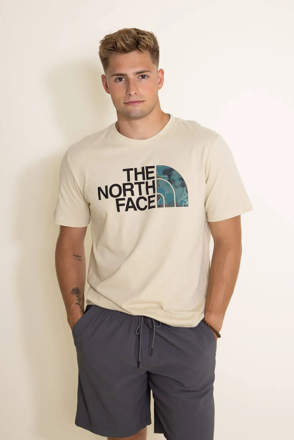 The North Face Half Dome T-Shirt for Men in Tan | NF0A812M-OUG sold by Glik’s