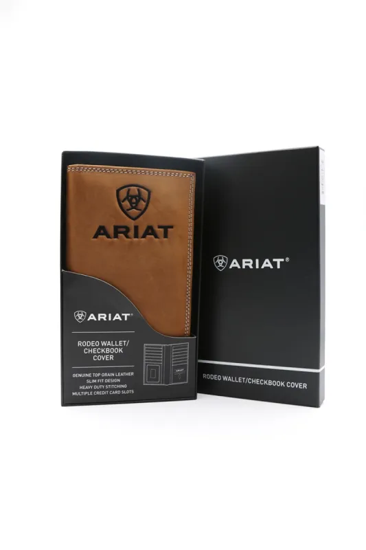 Ariat Rodeo Embroidered Wallet in Brown | A3548044-BROWN sold by Glik’s