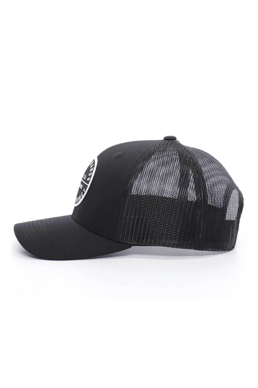 Troll Co. DCHM Curved Brim Trucker Hat for Men in Black | TC0086-BLACK sold by Glik’s product image thumbnail 2